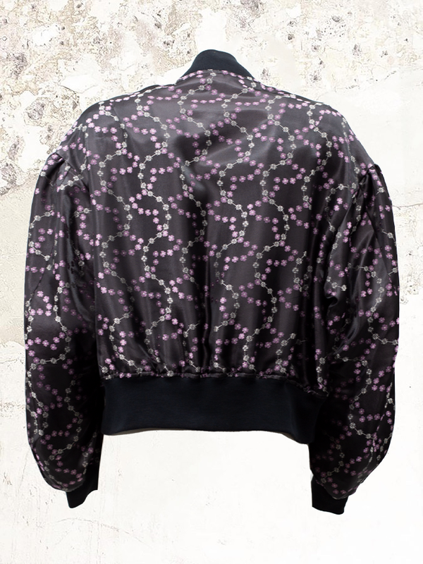 Noir Kei Ninomiya Floral Bomber Jacket