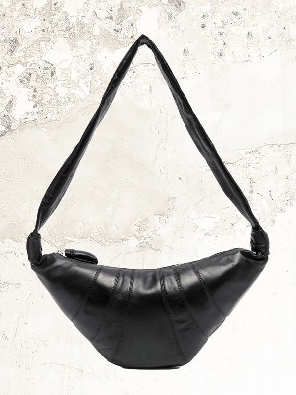 LEMAIRE SMALL CROISSANT LEATHER BAG