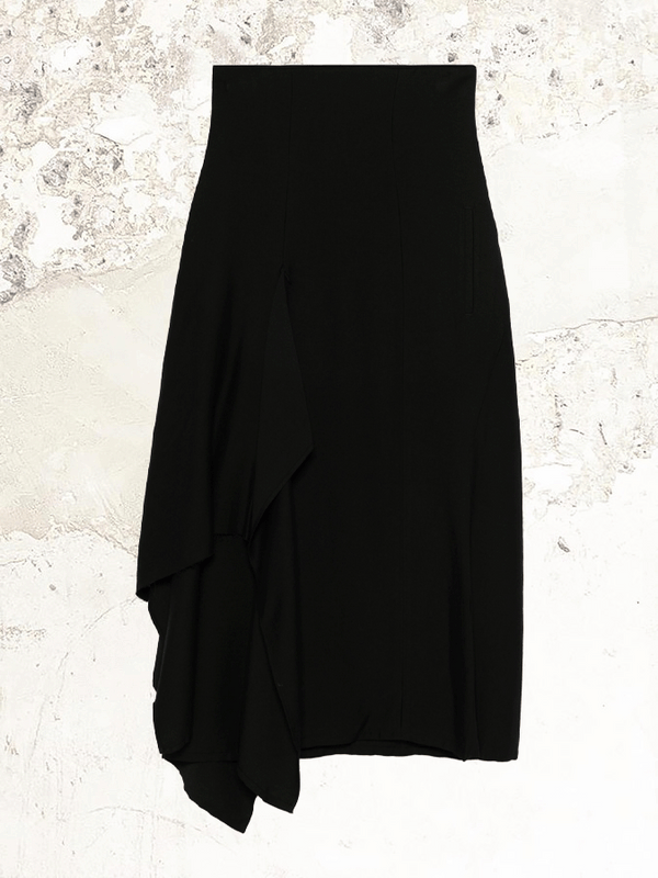 Yohji Yamamoto draped skirt