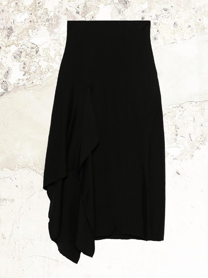 Yohji Yamamoto draped skirt