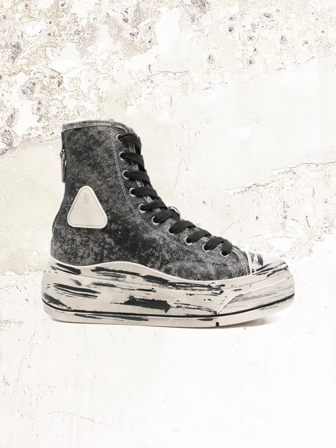 R13 仿舊高筒 KURT 球鞋