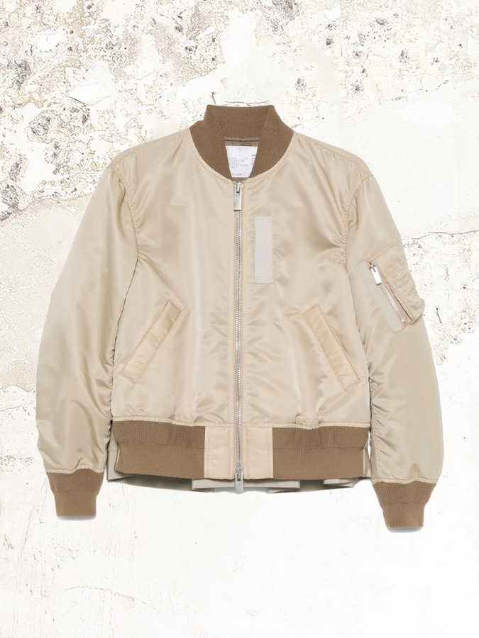 sacai Bomberjacke mit Reißverschluss