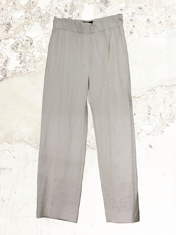 Toos Franken straight-leg linen trousers