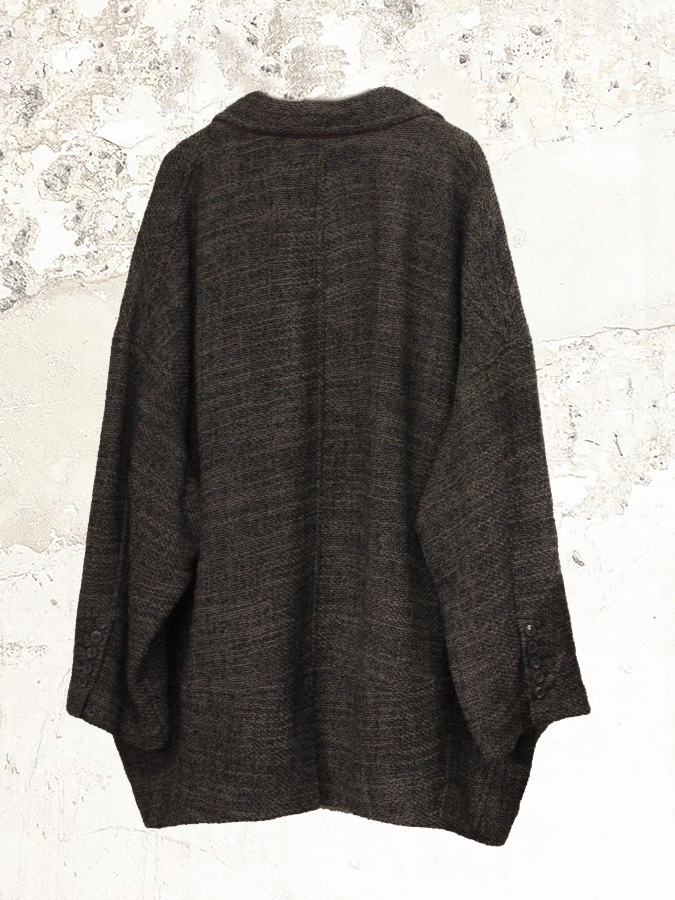 Ziggy Chen oversized wide bouclé coat