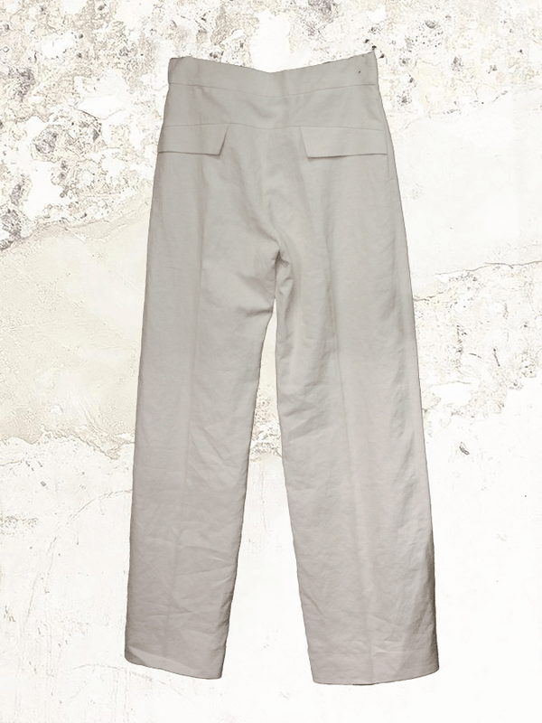 Toos Franken straight-leg linen trousers