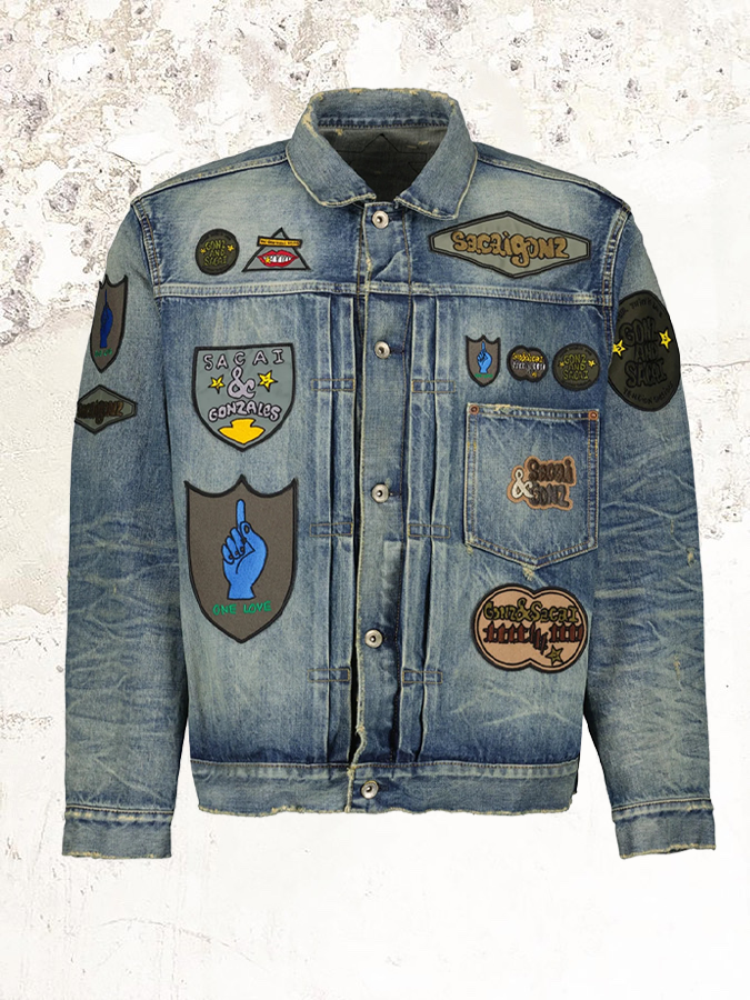 Sacai Gonzales Denim-Jacke