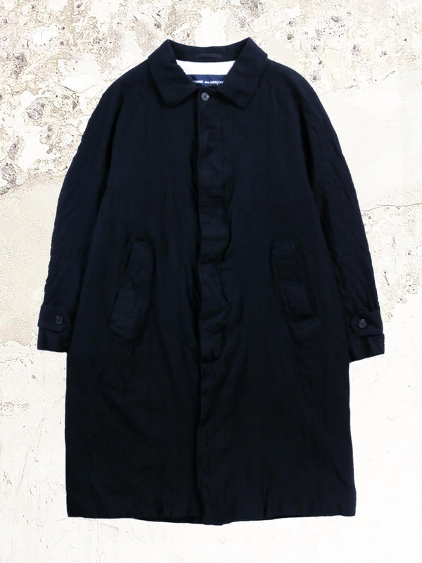 Comme Des Garçons Homme single-breasted wool coat