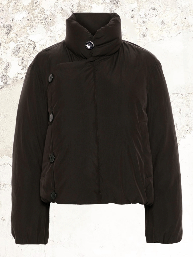 Lemaire cropped stand-up collar puffer jacket