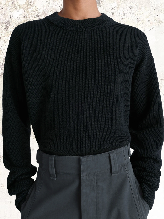 LEMAIRE Rippenstrick Wollpullover