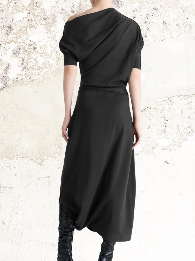 Lemaire gedrehtes asymmetrisches Kleid
