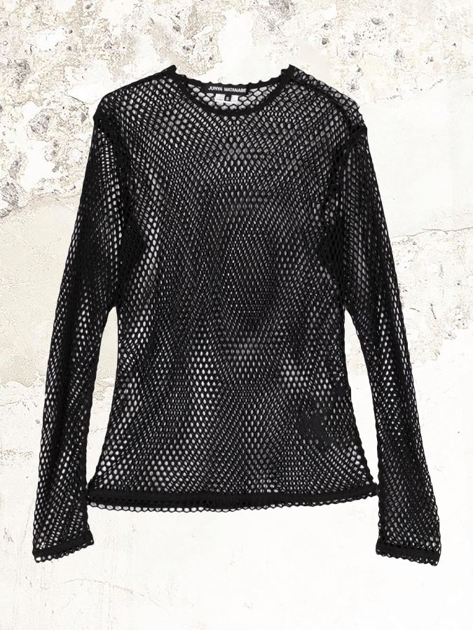 Junya Watanabe Open-knit long sleeve T-shirt