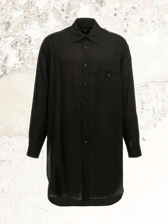 Yohji Yamamoto Buttoned Long Shirt