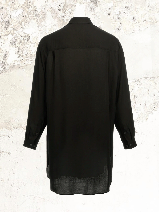 Yohji Yamamoto Knopfhemd mit langen Ärmeln