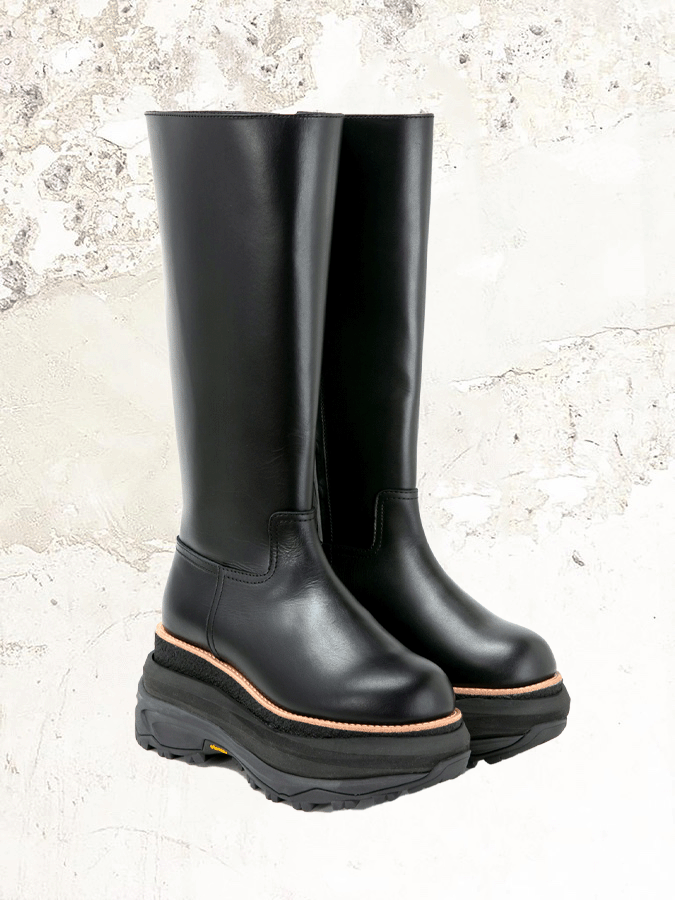 sacai long boots