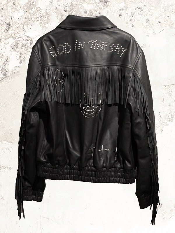 PALY FRINGE LEATHER JACKET