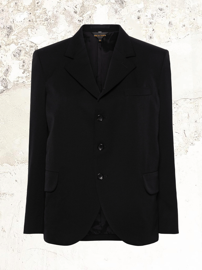COMME DES GARCONS single-breasted wool blazer