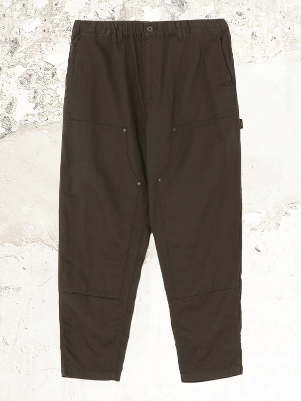 Yohji Yamamoto Multi Pocket Brown Drawstring Trousers