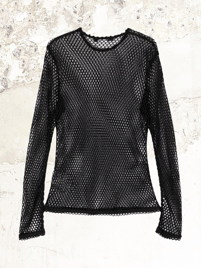 Junya Watanabe Open-knit long sleeve T-shirt