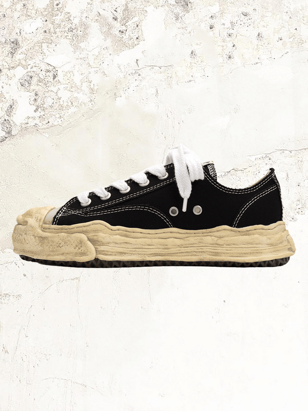 Maison MIHARA YASUHIRO Hank gefärbte Sohle Canvas Low-Top Sneaker