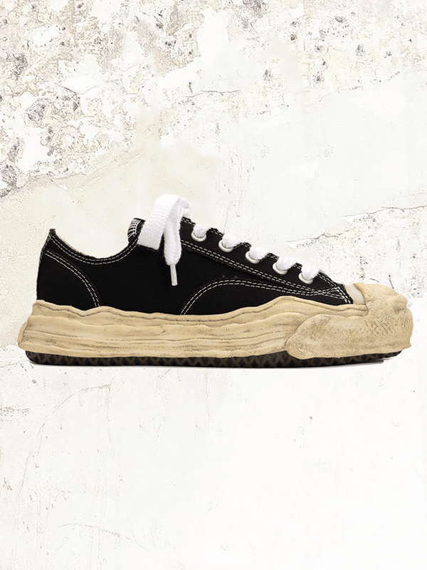 Maison MIHARA YASUHIRO Hank gefärbte Sohle Canvas Low-Top Sneaker