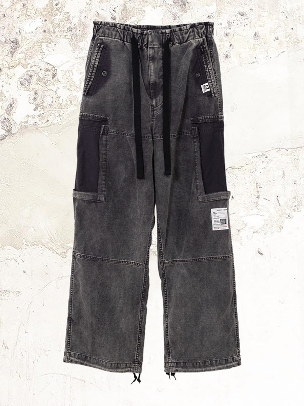 Maison MIHARA YASUHIRO Cotton Satin Cargo Pants