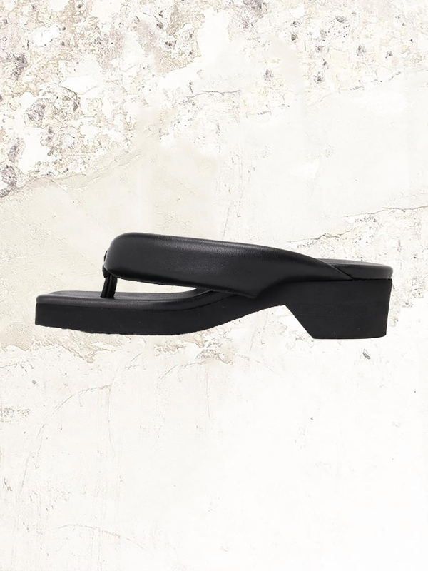 YOHJI YAMAMOTO SOFT SMOOTH LEATHER HEEL GETA – MDE