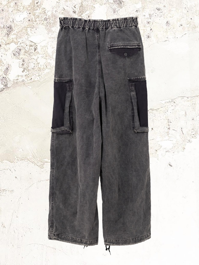 Maison MIHARA YASUHIRO Cotton Satin Cargo Pants