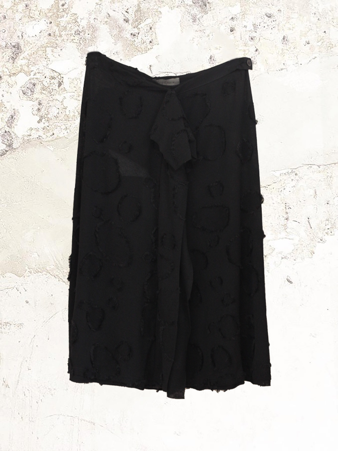 YOHJI YAMAMOTO Flare midi skirt