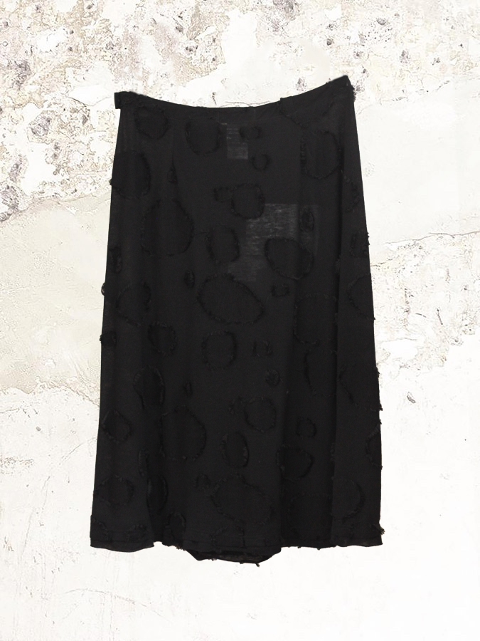 YOHJI YAMAMOTO Flare midi skirt