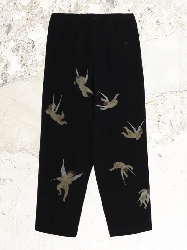 Yohji Yamamoto Angel Print Trousers