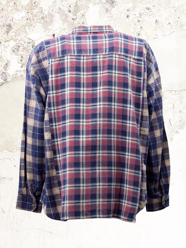 needles rebuild flannel shirt