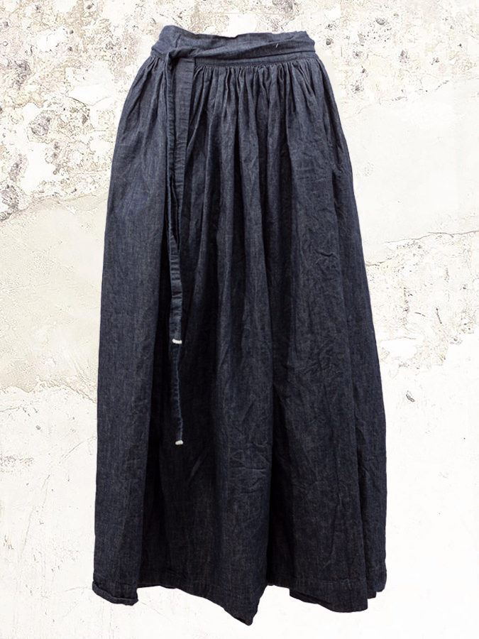 Daniela Gregis denim midi skirt