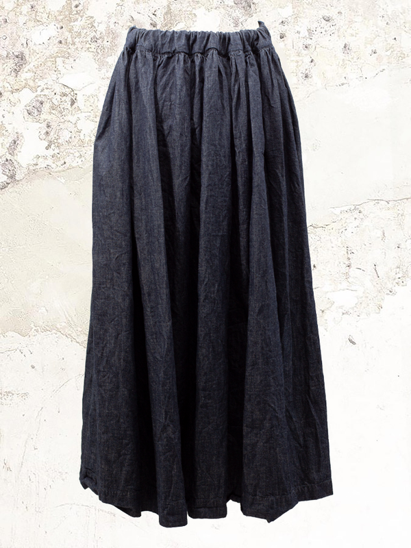 Daniela Gregis denim midi skirt