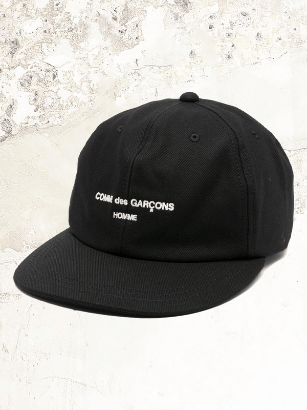 COMME DES GARÇONS HOMME Logo-bestickte Baseballmütze