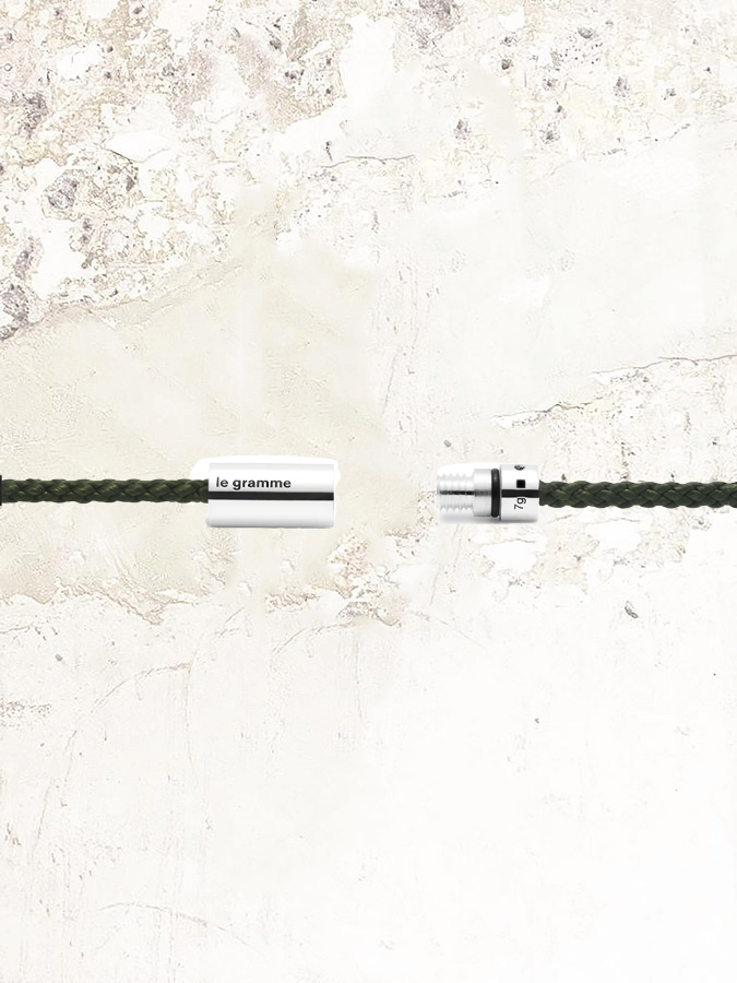 Le gramme khaki nato cable bracelet le 7g