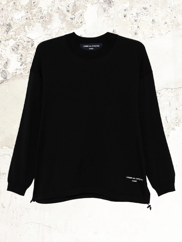 COMME DES GARÇONS HOMME logo-embroidered sweater