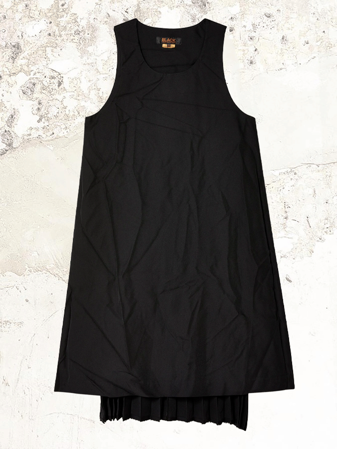 Платье с складками Black Comme Des Garçons