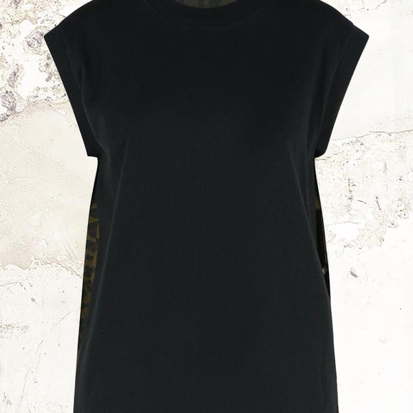 sacai leopard-print t-shirt – MDE