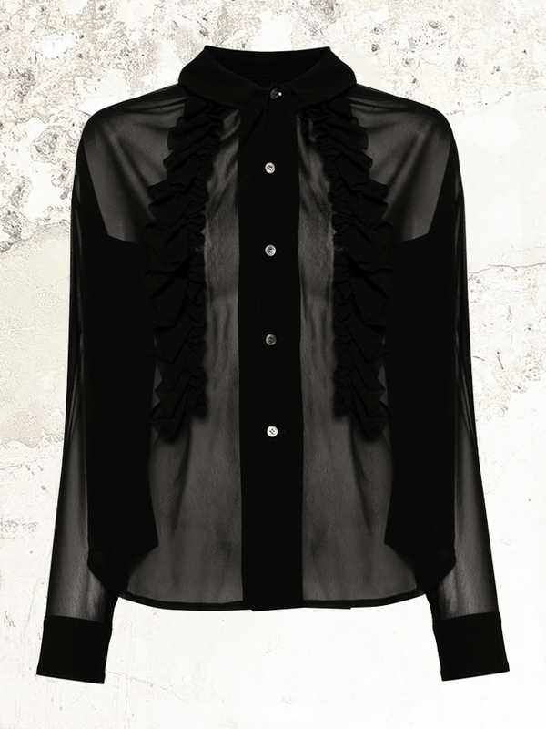 Comme Des Garçons ruffled shirt