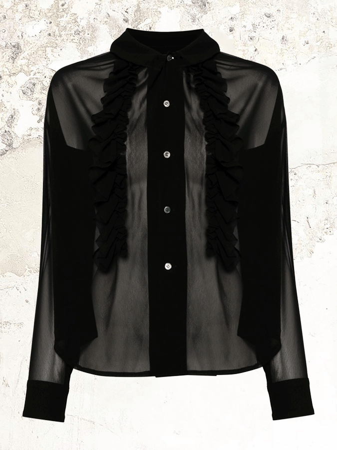 Comme Des Garçons ruffled shirt