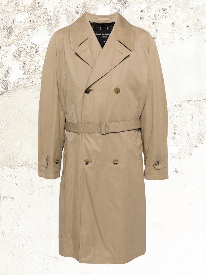 Comme des Garçons Homme doppelreihiger Trenchcoat