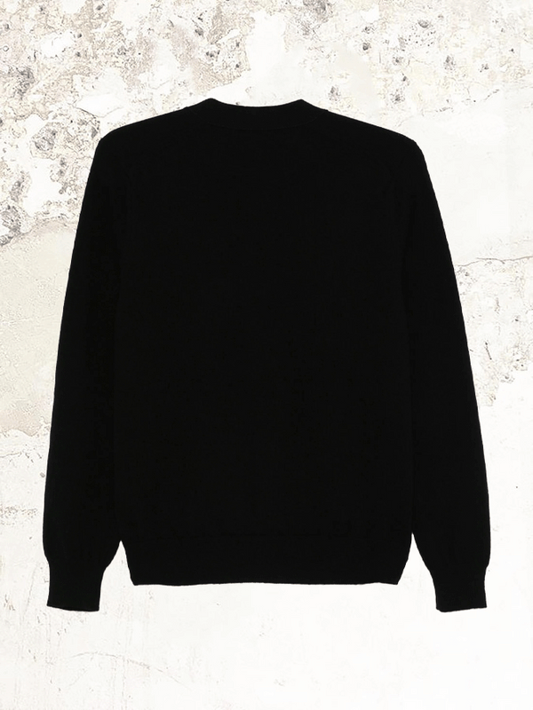 Black Comme Des Garçons wool cardigan