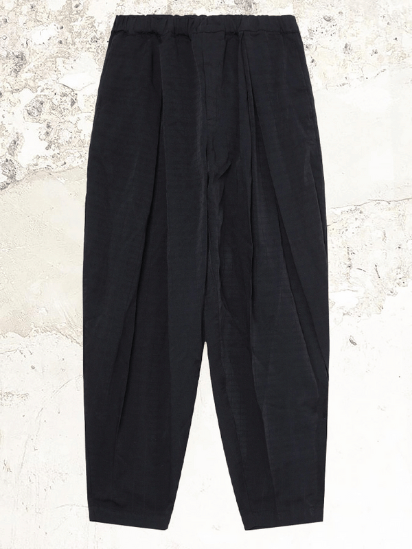 Black Comme Des Garçons drop-crotch trousers