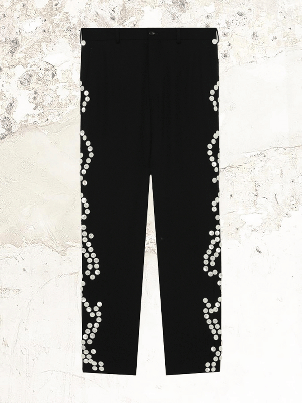 Comme Des Garçons Homme plus Button detail tailored trousers