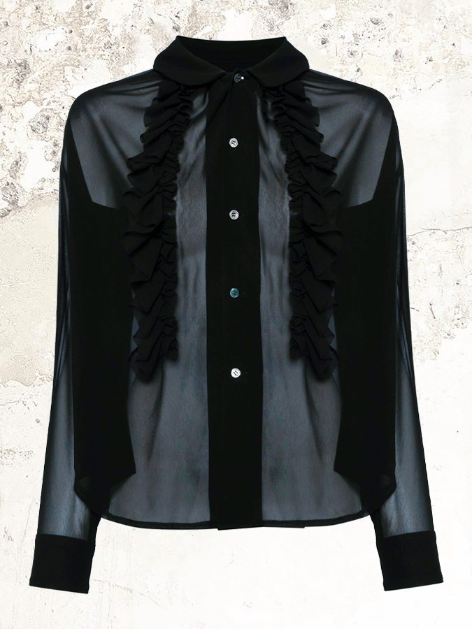 Comme Des Garçons ruffled shirt