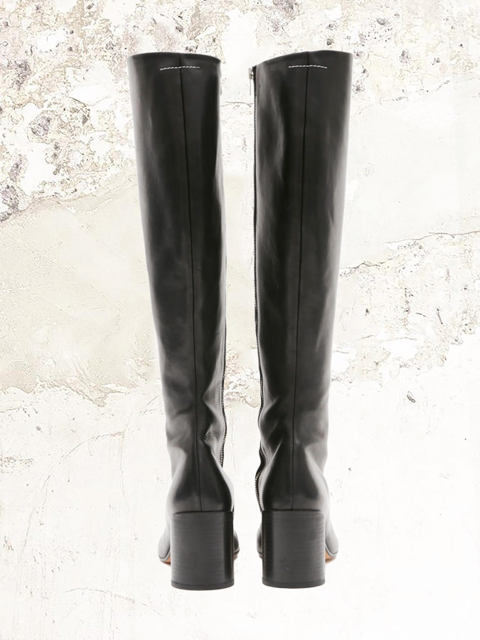 MM6 Maison Margiela kniehohe Lederstiefel