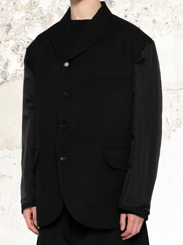 Black Comme Des Garçons Single-breasted blazer