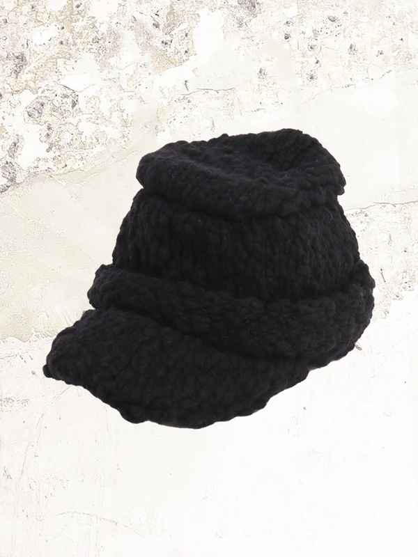 YOHJI YAMAMOTO HAND-WOVEN KNIT Hat
