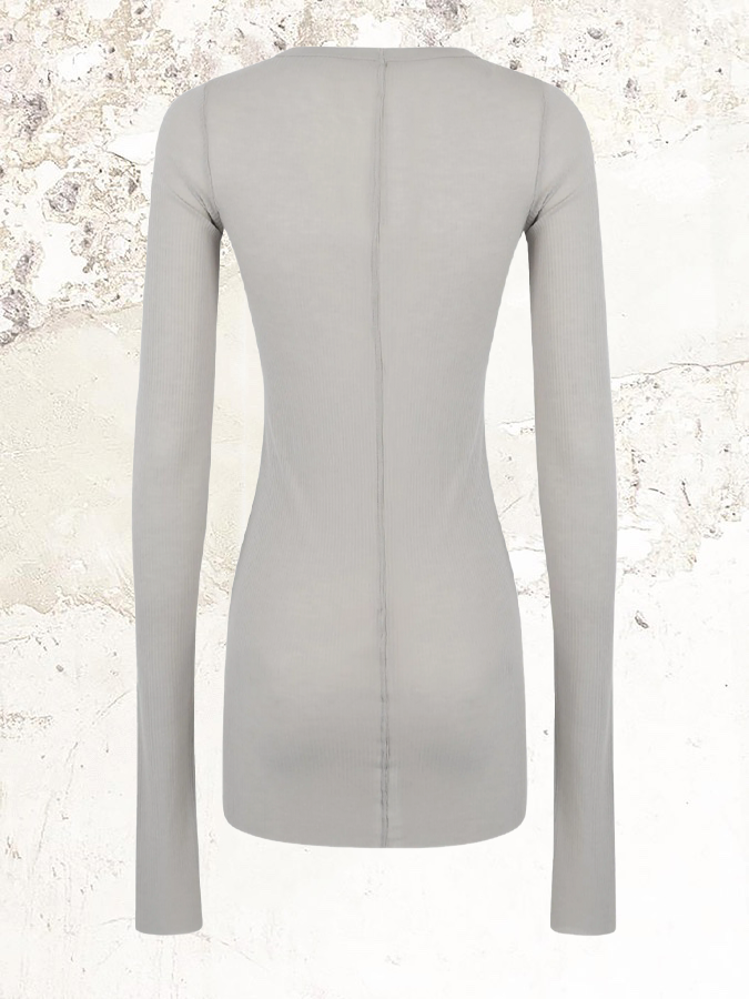 Rick Owens geripptes Langarm-T-Shirt