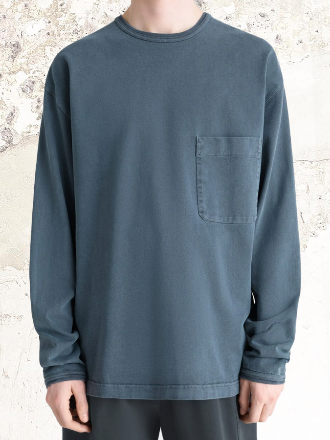 Lemaire long-sleeve pocket T-shirt